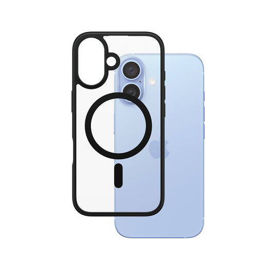 MagSafe futrola za Apple iPhone 16, PanzerGlass, Frame, Crna prozirnost