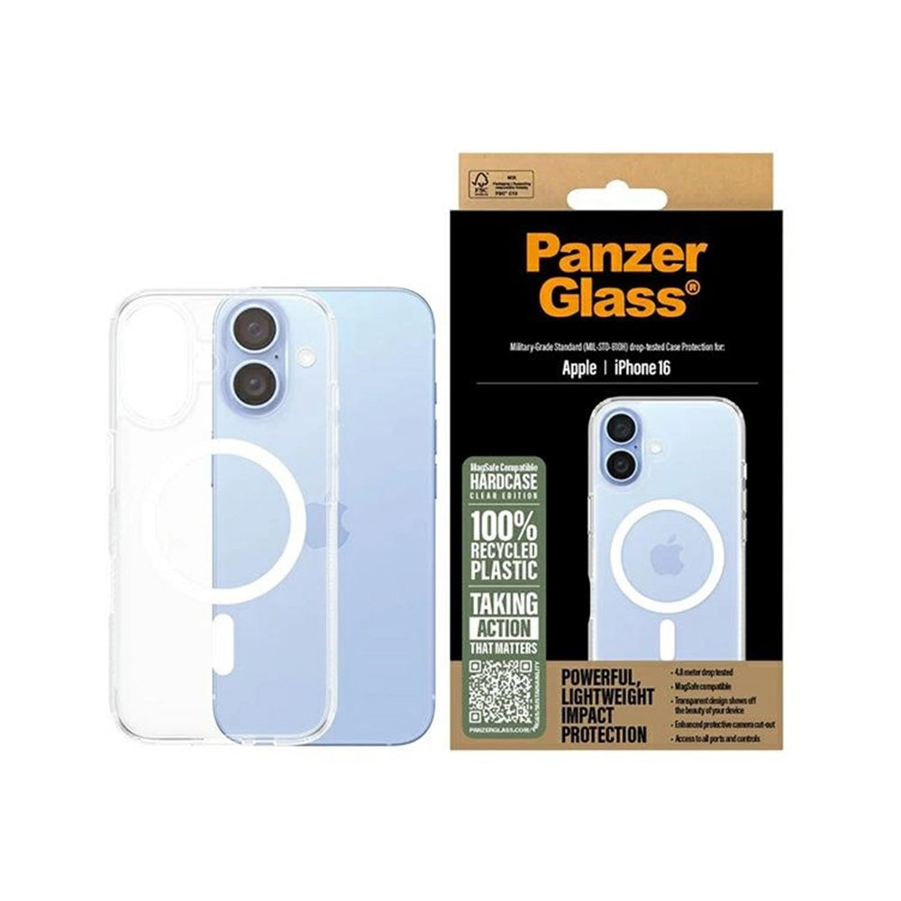 MagSafe futrola za Apple iPhone 16, PanzerGlass, HardCase, Bijela Prozirna