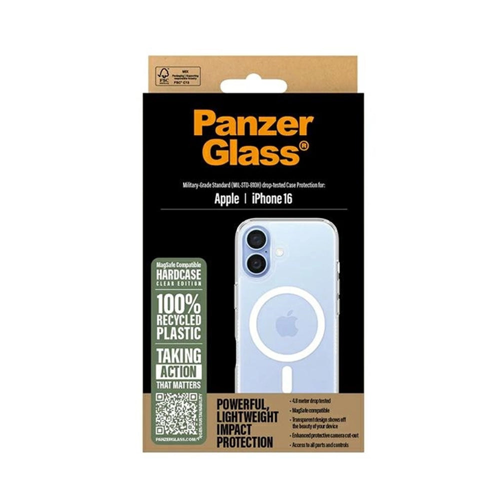 MagSafe futrola za Apple iPhone 16, PanzerGlass, HardCase, Bijela Prozirna