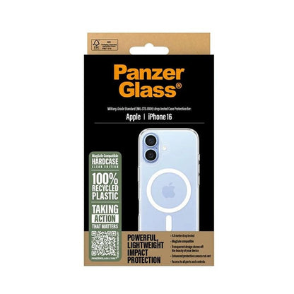 MagSafe futrola za Apple iPhone 16, PanzerGlass, HardCase, Bijela Prozirna