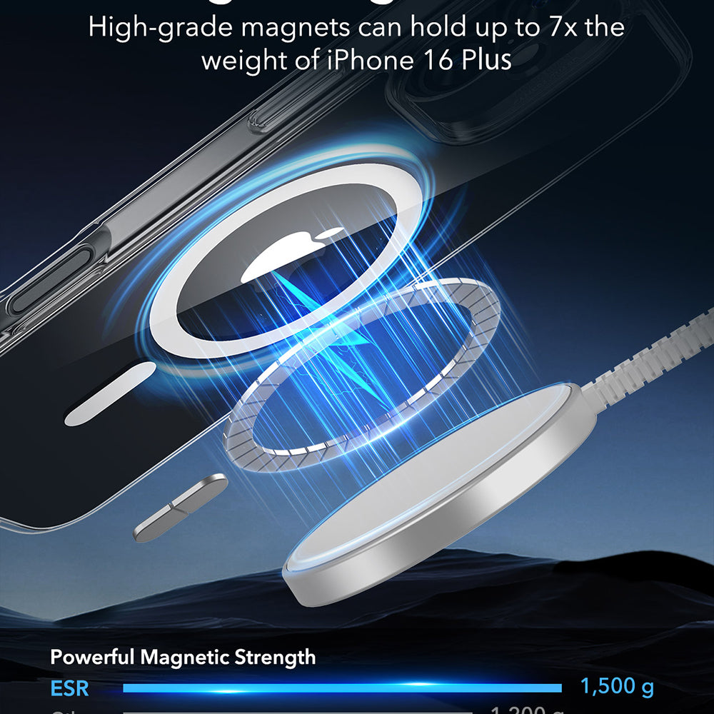 Futrola MagSafe za Apple iPhone 16 Plus, ESR, Classic Hybrid, Prozirna