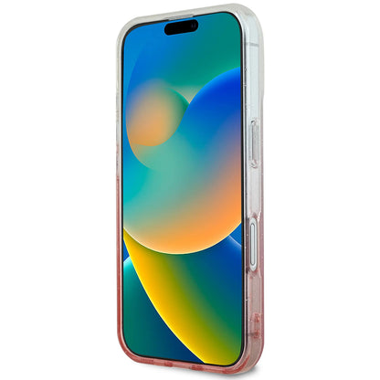 MagSafe futrola za Apple iPhone 16 Plus, Guess, IML Glitter Gradient, Roza