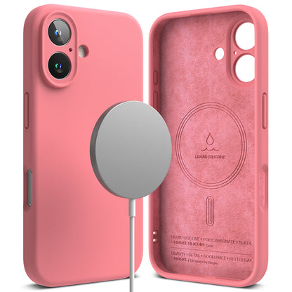 MagSafe maska za Apple iPhone 16 Plus, Ringke, Silikonska, Roza