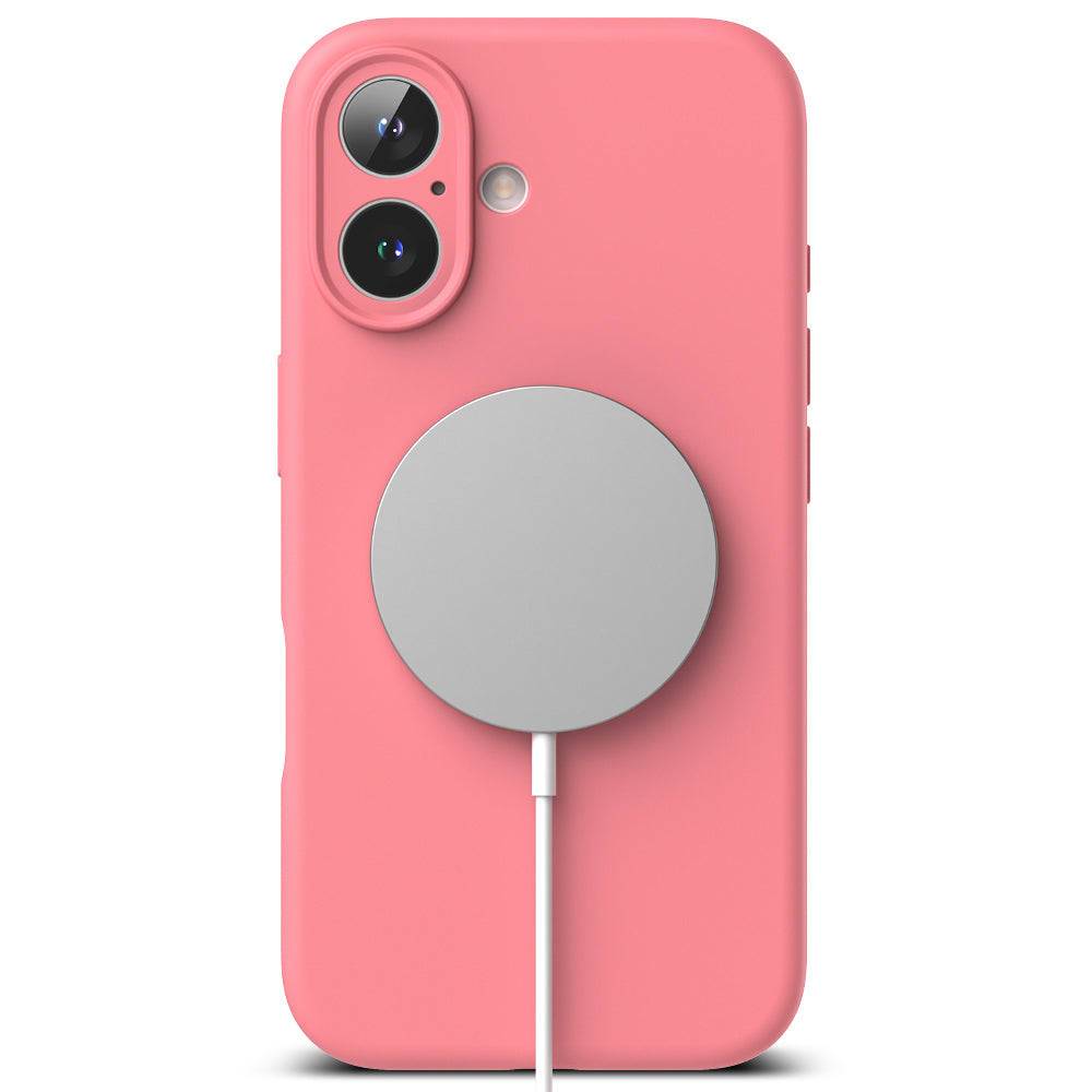 MagSafe maska za Apple iPhone 16 Plus, Ringke, Silikonska, Roza