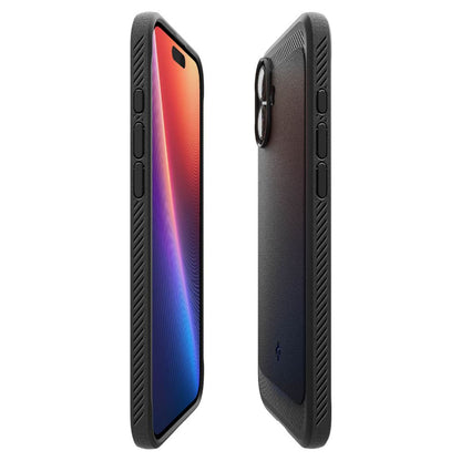 Futrola MagSafe za Apple iPhone 16 Plus, Spigen, Rugged Armor, Mat crna