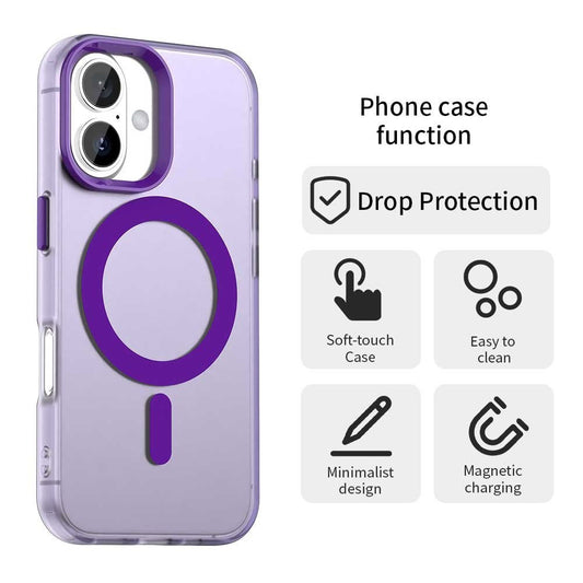 MagSafe futrola za Apple iPhone 16 Plus, Techsuit, CandyCase, Ljubičasta