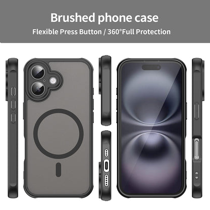 MagSafe futrola za Apple iPhone 16 Plus, Techsuit, HaloFrost II, Crna