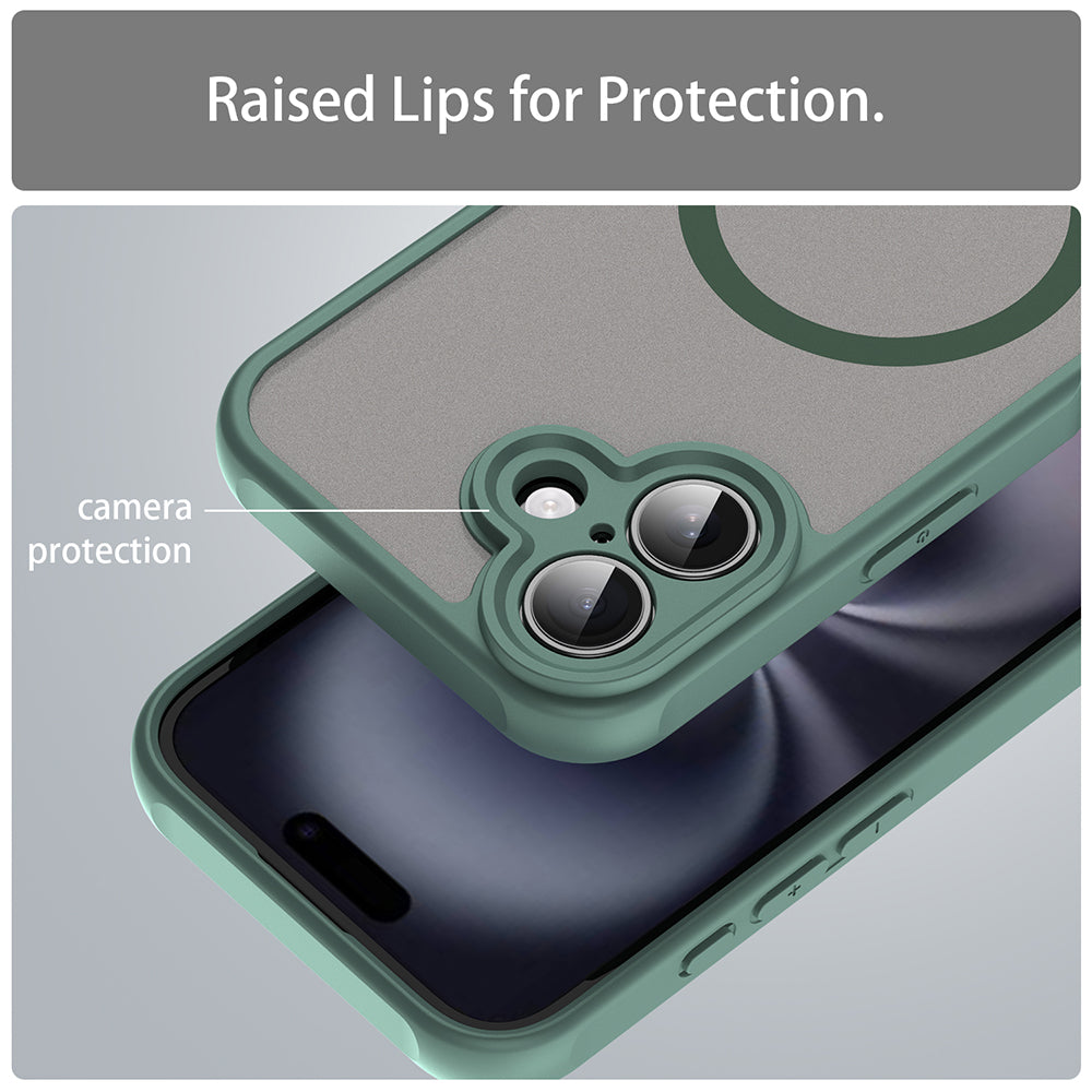 MagSafe futrola za Apple iPhone 16 Plus, Techsuit, HaloFrost II, Zelena