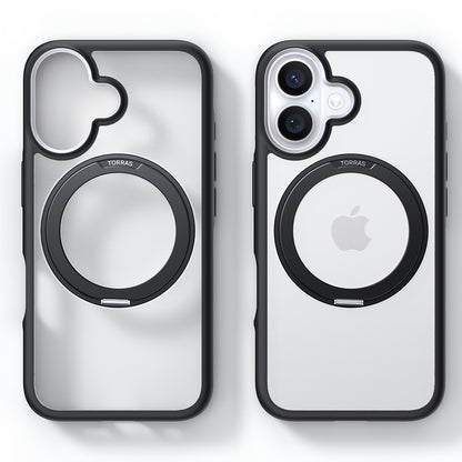 MagSafe futrola za Apple iPhone 16 Plus, Torras, Ostand R Fusion, Crna