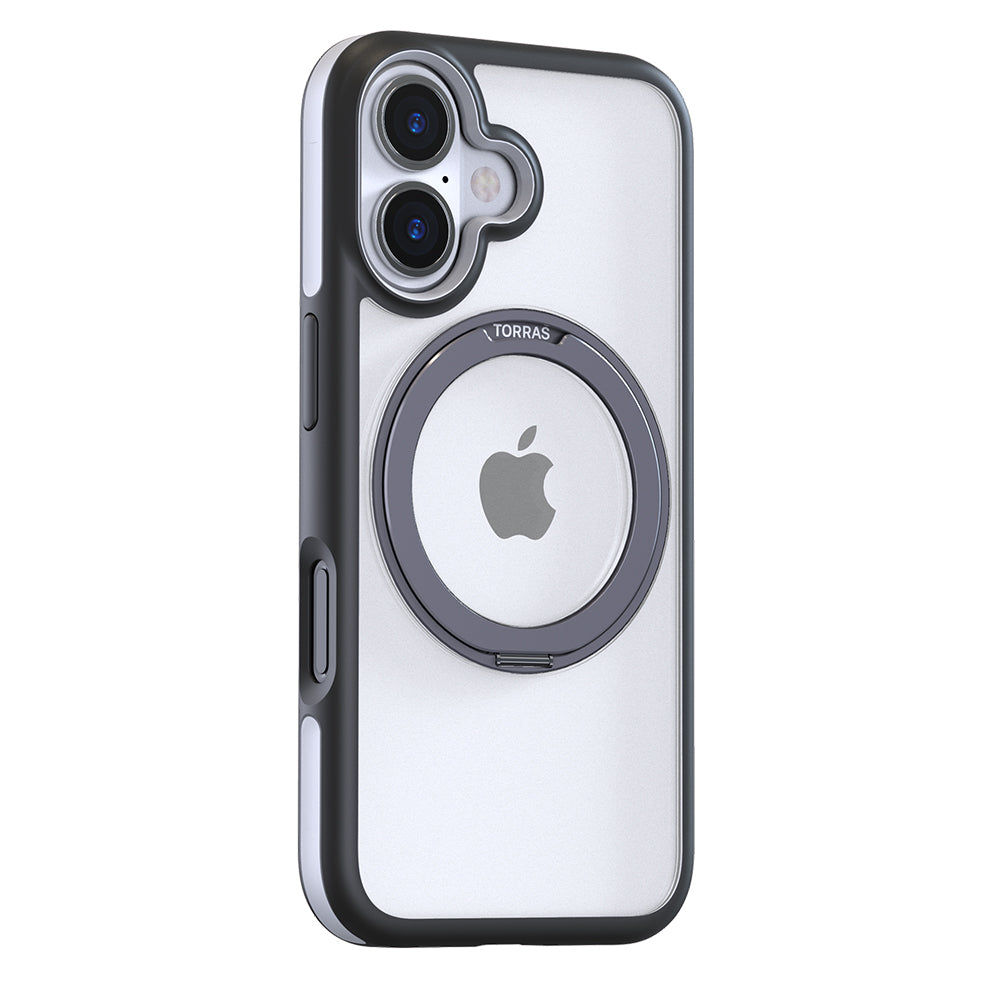 MagSafe futrola za Apple iPhone 16 Plus, Torras, Ostand R Fusion, Crna
