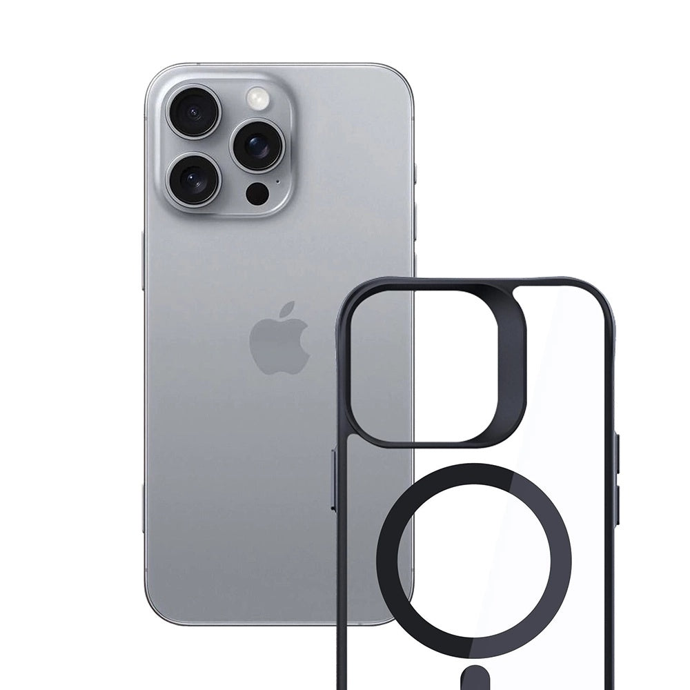 MagSafe futrola za Apple iPhone 16 Pro, 3MK, Satin Armor, Prozirna