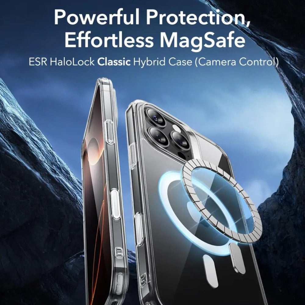 Husa MagSafe za Apple iPhone 16 Pro, ESR, Classic Hybrid Slide, Satin Crna