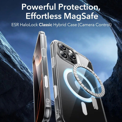 Husa MagSafe za Apple iPhone 16 Pro, ESR, Classic Hybrid Slide, Satin Crna