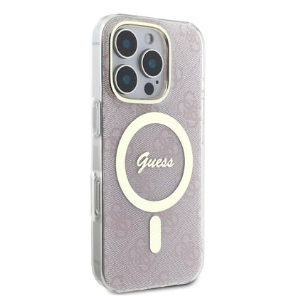 MagSafe futrola za Apple iPhone 16 Pro, Guess, IML 4G, Roza