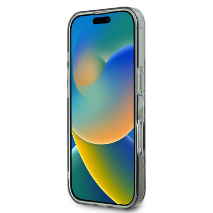 MagSafe futrola za Apple iPhone 16 Pro, Guess, IML Flower & Tonal Circle, Zelena