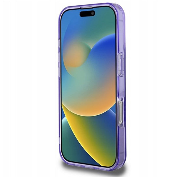 MagSafe futrola za Apple iPhone 16 Pro, Guess, IML Flowers Wreath, Ljubičasta