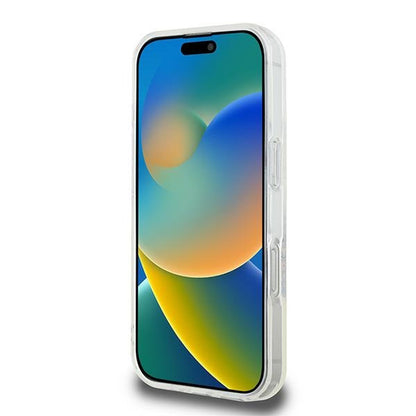 MagSafe futrola za Apple iPhone 16 Pro, Guess, IML Flowers Wreath, Prozirna