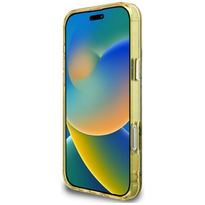 MagSafe futrola za Apple iPhone 16 Pro, Guess, IML Glitter 4G Circle Triangle, smeđa