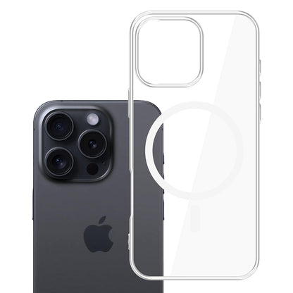 MagSafe futrola za Apple iPhone 16 Pro Max, 3MK, Clear MagCase, Prozirna