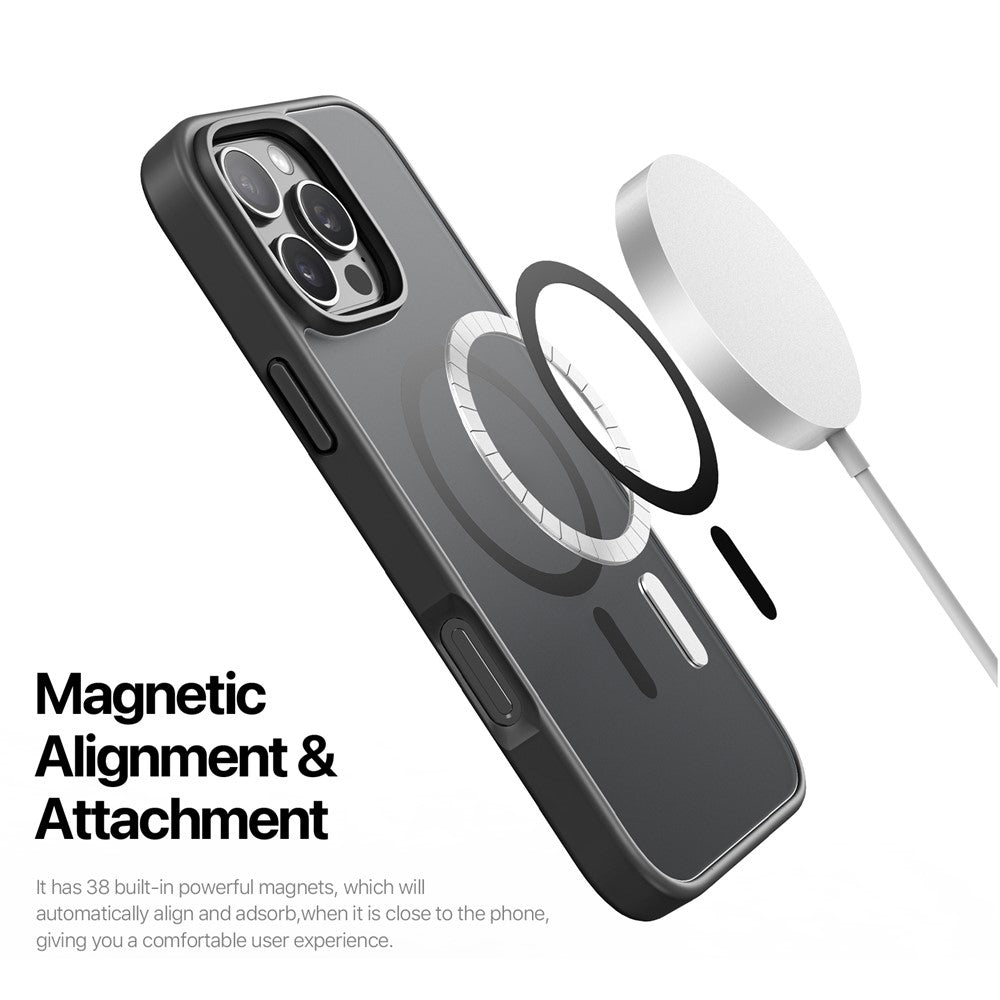 MagSafe maska za Apple iPhone 16 Pro Max, DUX DUCIS, Yind, crna