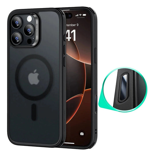 Husa MagSafe za Apple iPhone 16 Pro Max, ESR, Classic Hybrid Slide, Satinirano crna