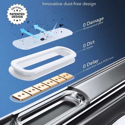 Husa MagSafe za Apple iPhone 16 Pro Max, ESR, Classic Hybrid Slide, Crno Prozirna