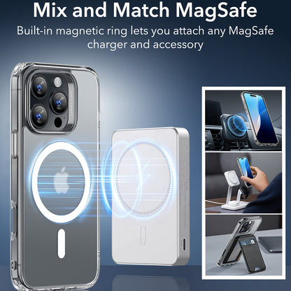 Futrola MagSafe za Apple iPhone 16 Pro Max, ESR, Classic Hybrid, Satinirano prozirna
