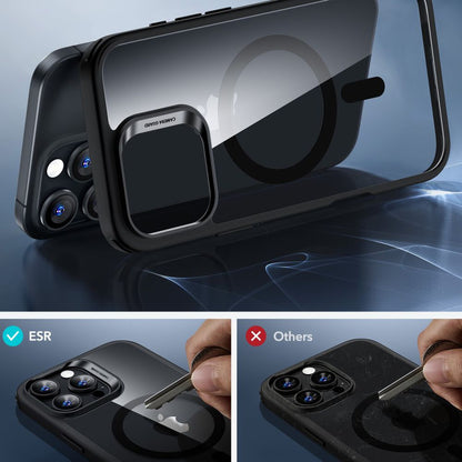 Futrola MagSafe za Apple iPhone 16 Pro Max, ESR, Classic Hybrid sa zaštitnikom ekrana, Prozirno Crna