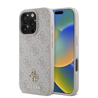 MagSafe futrola za Apple iPhone 16 Pro Max, Guess, 4G Classic, Roza
