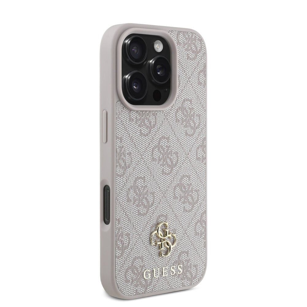 MagSafe futrola za Apple iPhone 16 Pro Max, Guess, 4G Classic, Roza