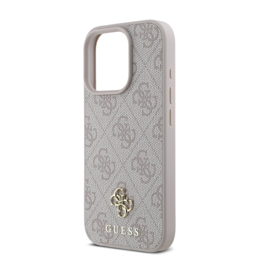 MagSafe futrola za Apple iPhone 16 Pro Max, Guess, 4G Classic, Roza