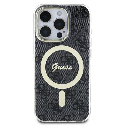 Futrola MagSafe za Apple iPhone 16 Pro Max, Guess, IML 4G, Crna