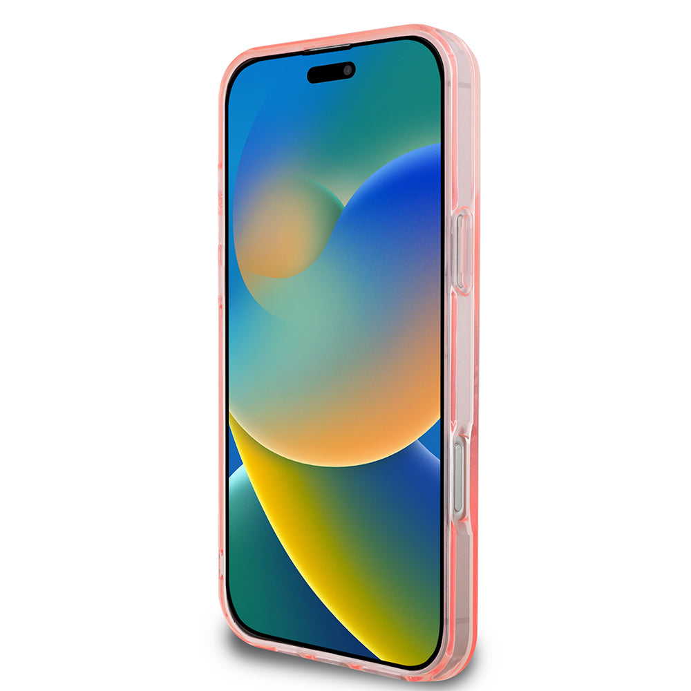 MagSafe futrola za Apple iPhone 16 Pro Max, Guess, IML Flowers Wreath, Roza