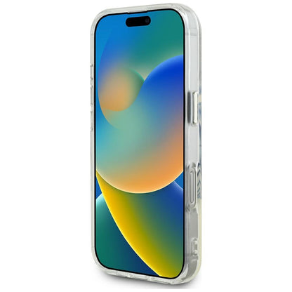 Futrola MagSafe za Apple iPhone 16 Pro Max, Guess, IML Metal Colored Circle, Roza