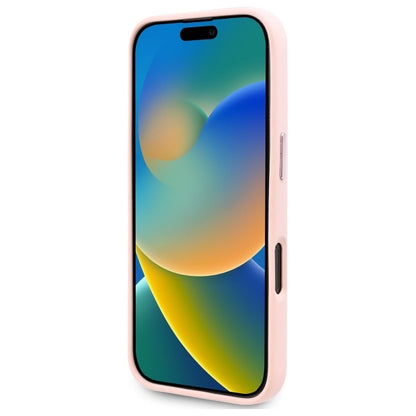 MagSafe futrola za Apple iPhone 16 Pro Max, Karl Lagerfeld, Silicone Shadow Metal Initial, Roza