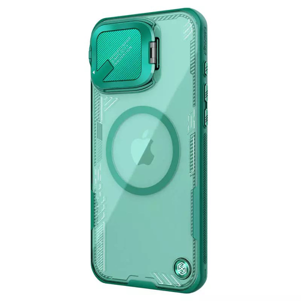MagSafe futrola za Apple iPhone 16 Pro Max, Nillkin, Iceblade Prop (bez izreza za kameru), Zelena
