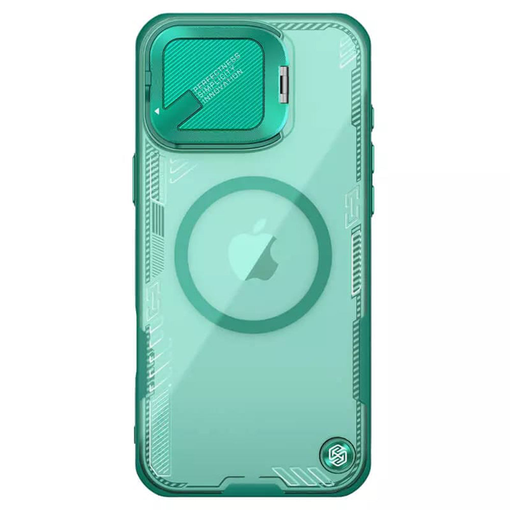 MagSafe futrola za Apple iPhone 16 Pro Max, Nillkin, Iceblade Prop (bez izreza za kameru), Zelena
