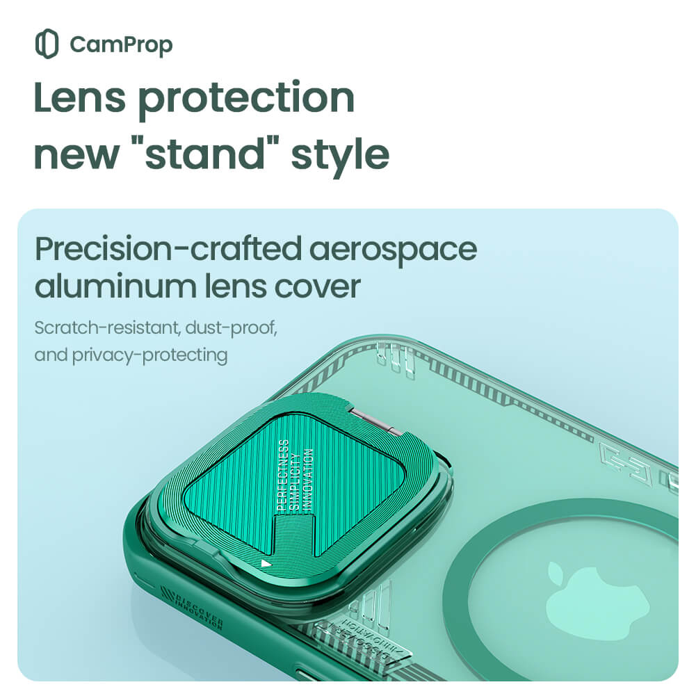 MagSafe futrola za Apple iPhone 16 Pro Max, Nillkin, Iceblade Prop (bez izreza za kameru), Zelena