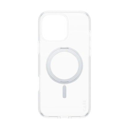 Futrola MagSafe za Apple iPhone 16 Pro Max, PanzerGlass, Care Feature Kickstand, Srebrno prozirna