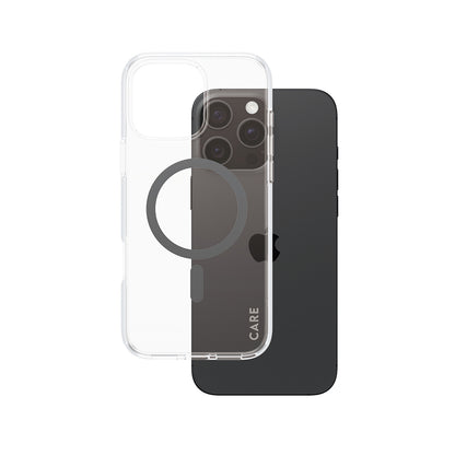 Futrola MagSafe za Apple iPhone 16 Pro Max, PanzerGlass, Care Urban Combat, Crna Prozirnost
