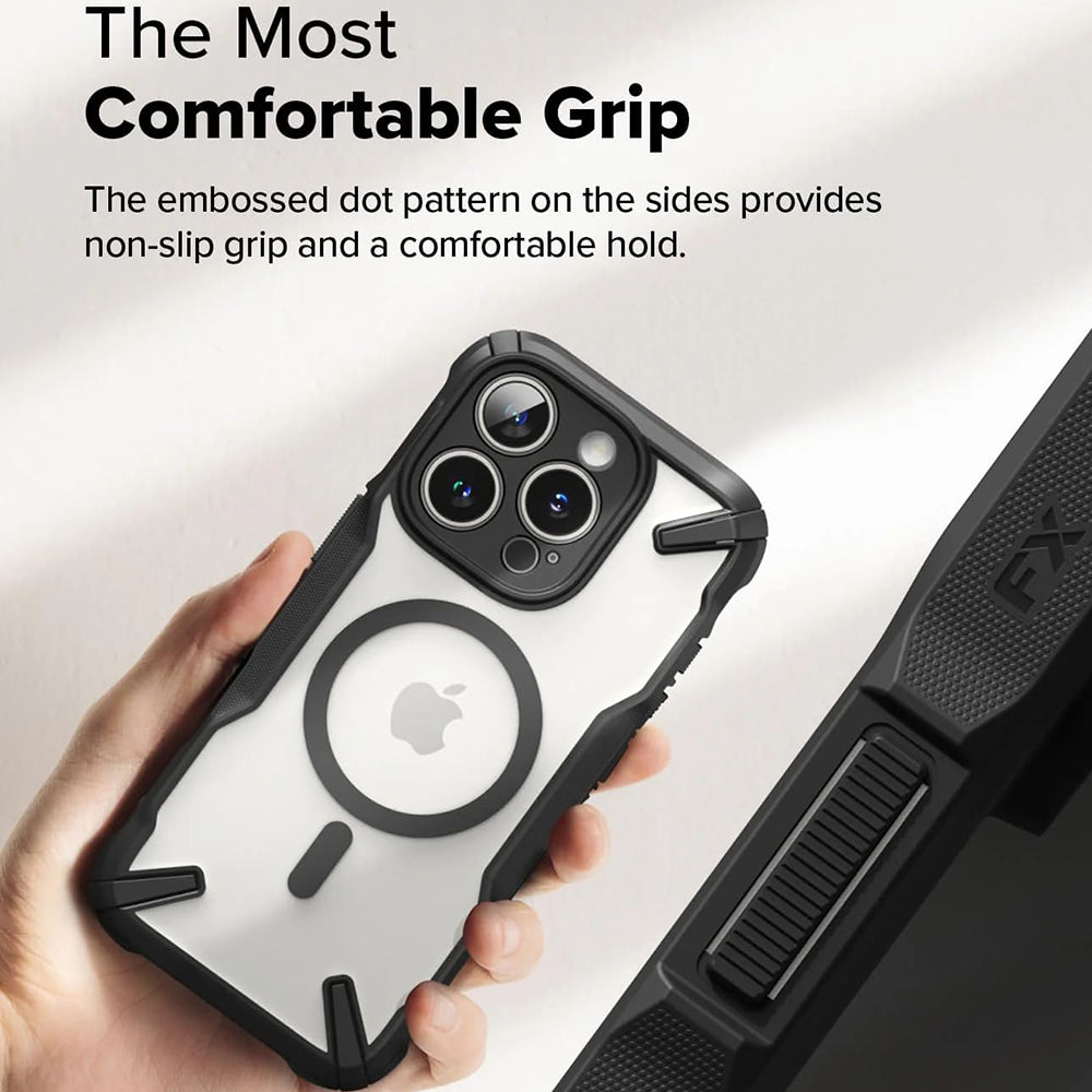 Futrola MagSafe za Apple iPhone 16 Pro Max, Ringke, Fusion X, Crna