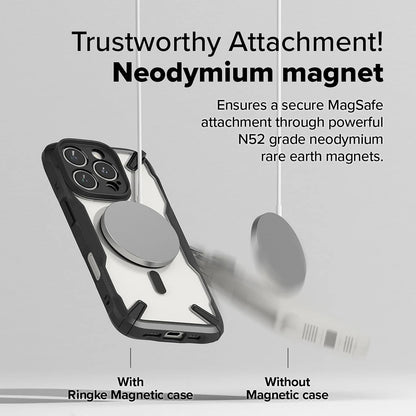 Futrola MagSafe za Apple iPhone 16 Pro Max, Ringke, Fusion X, Crna