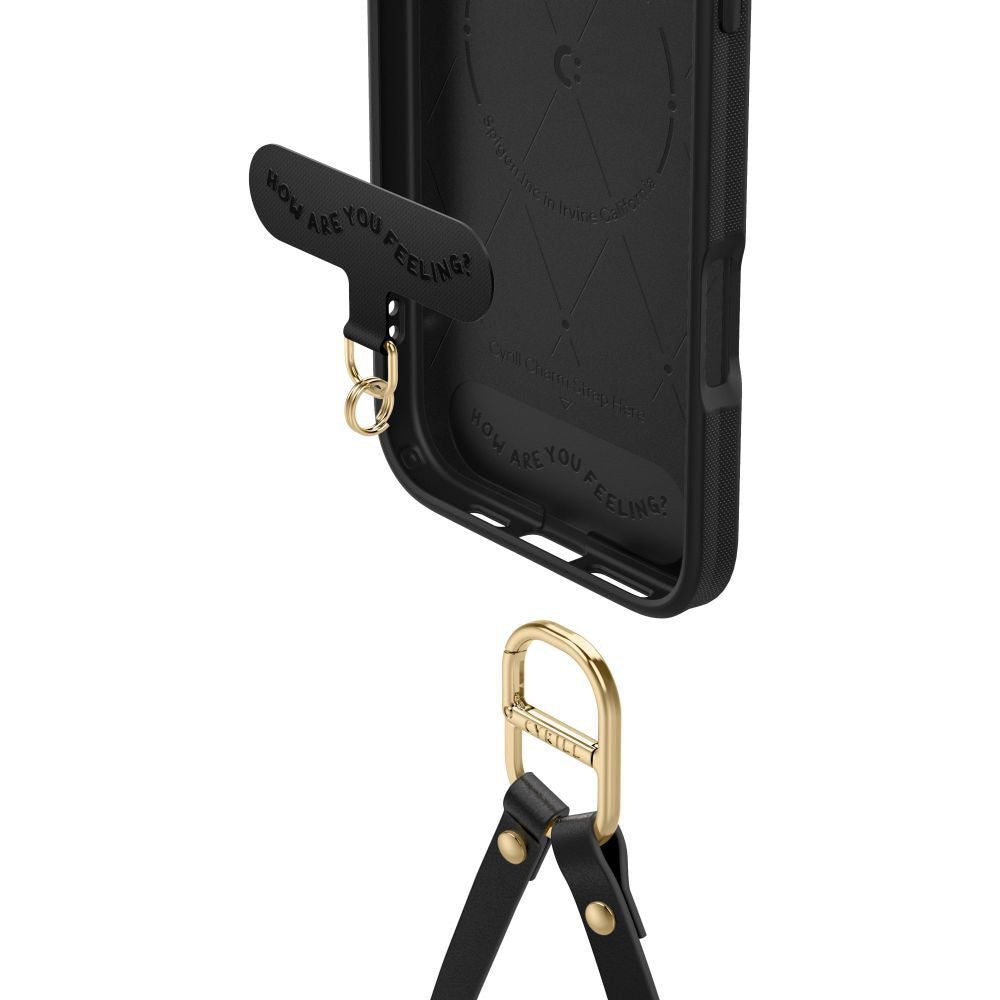 MagSafe torbica za Apple iPhone 16 Pro Max, Spigen, Cyrill Kajuk Classic Charm, Crna