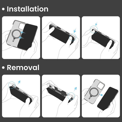 MagSafe maska za Apple iPhone 16 Pro Max, Techsuit, Aramid Fiber, Crna