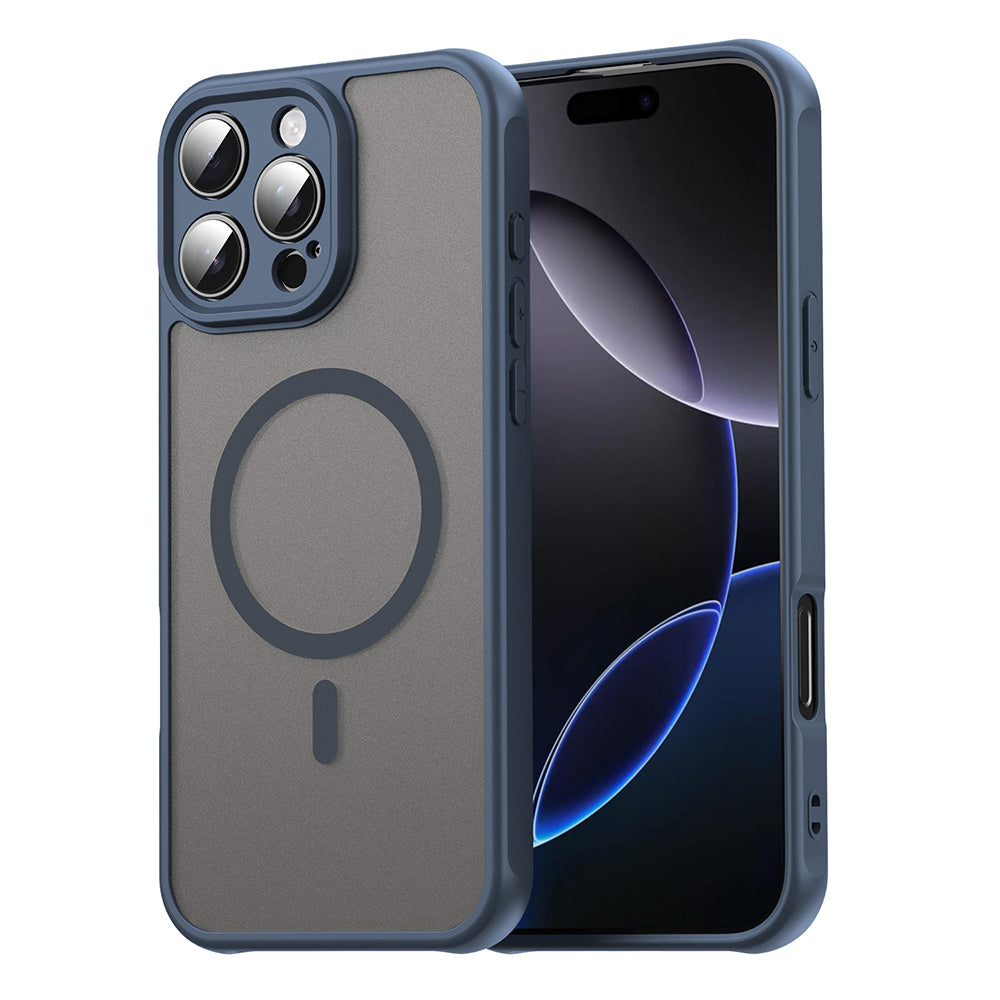 MagSafe futrola za Apple iPhone 16 Pro Max, Techsuit, HaloFrost II, Tamnoplava