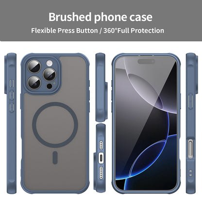 MagSafe futrola za Apple iPhone 16 Pro Max, Techsuit, HaloFrost II, Tamnoplava