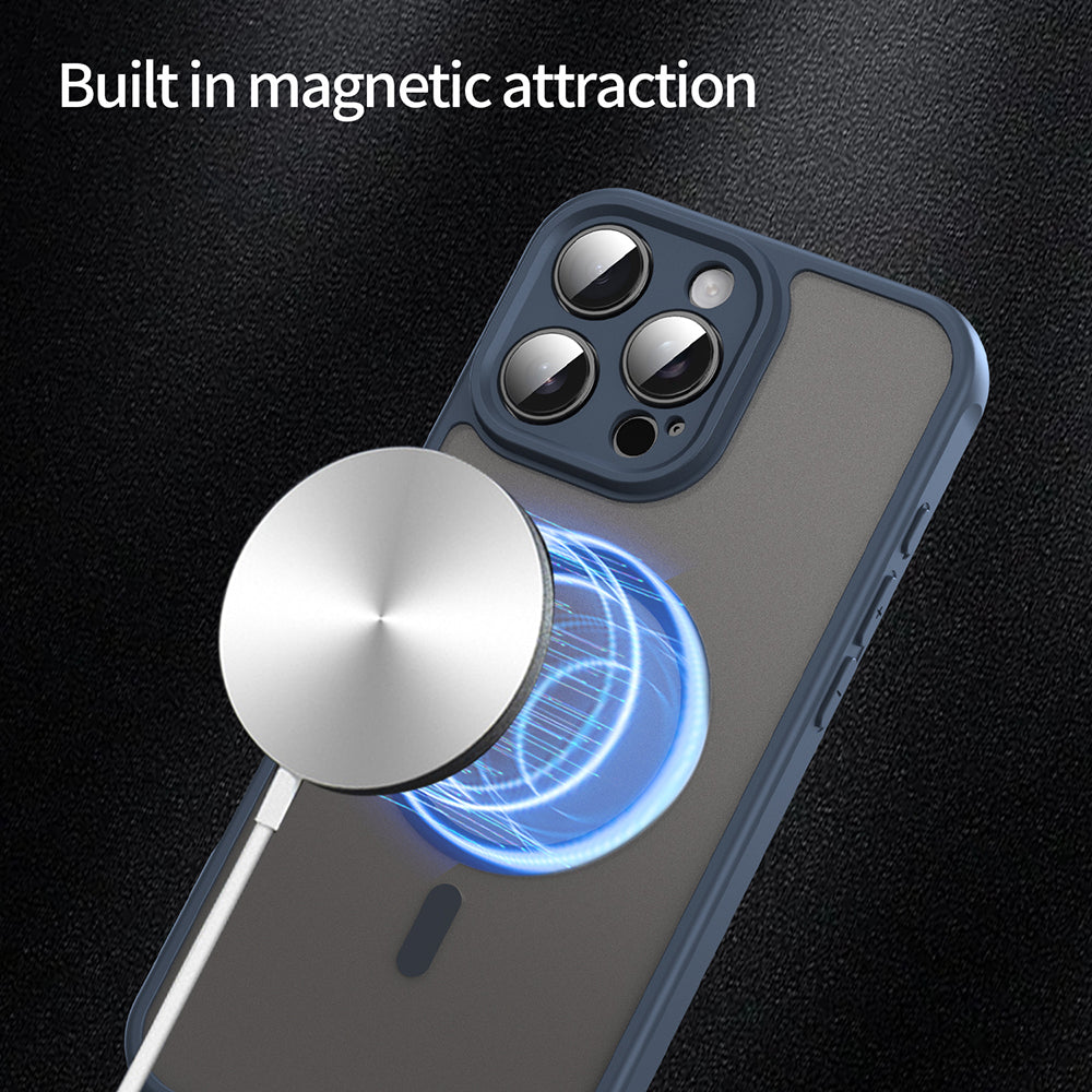 MagSafe futrola za Apple iPhone 16 Pro Max, Techsuit, HaloFrost II, Tamnoplava