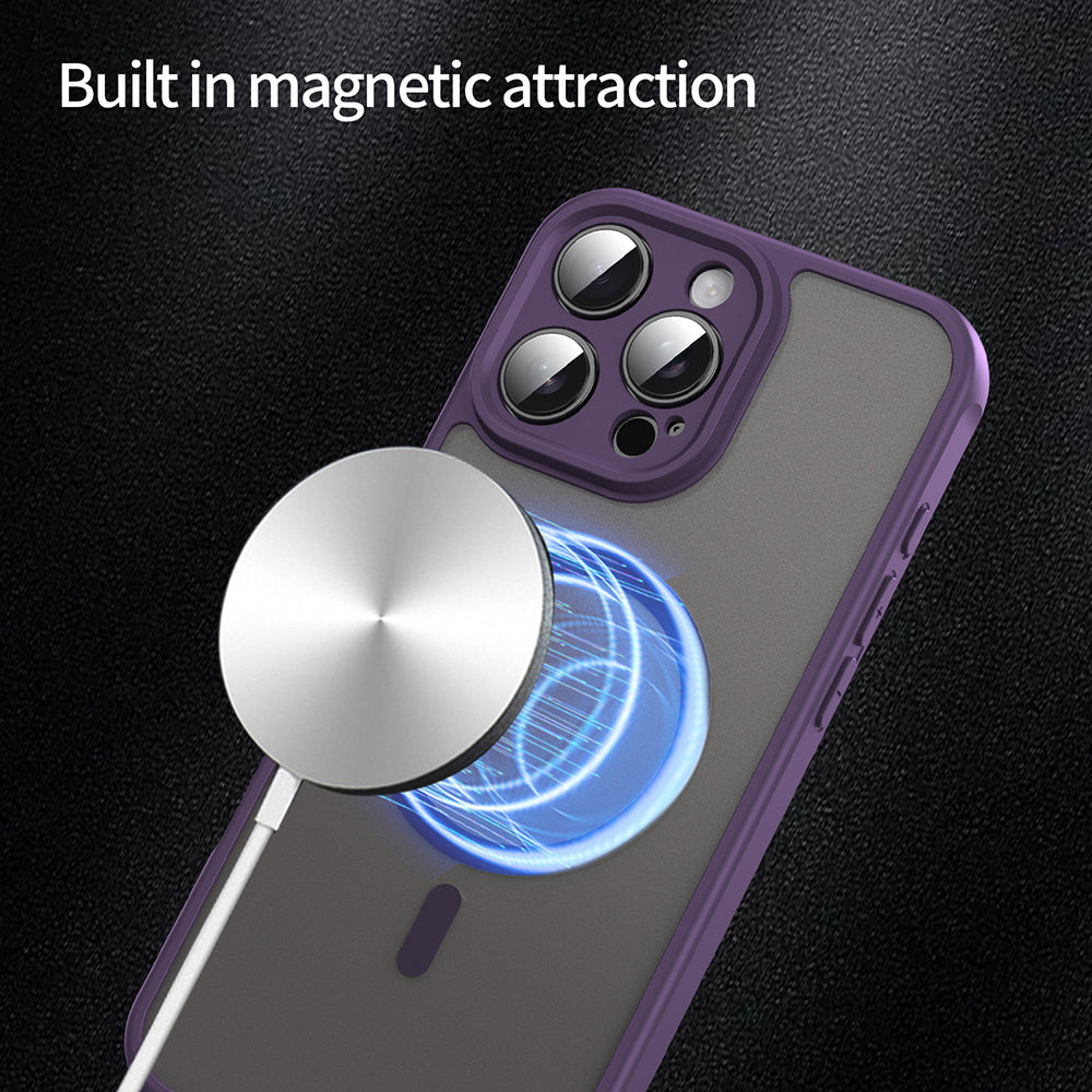 MagSafe futrola za Apple iPhone 16 Pro Max, Techsuit, HaloFrost II, Ljubičasta