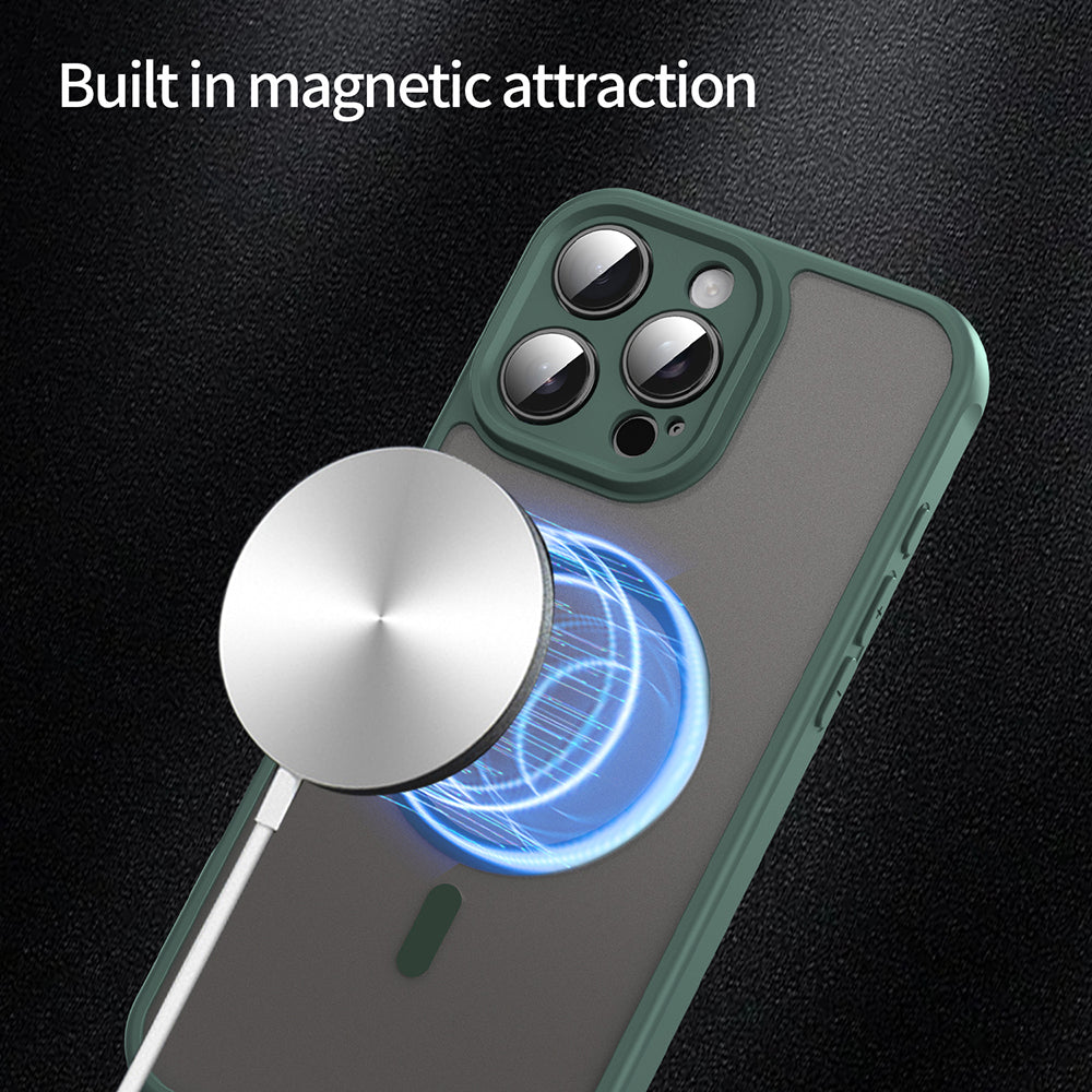 MagSafe futrola za Apple iPhone 16 Pro Max, Techsuit, HaloFrost II, Zelena