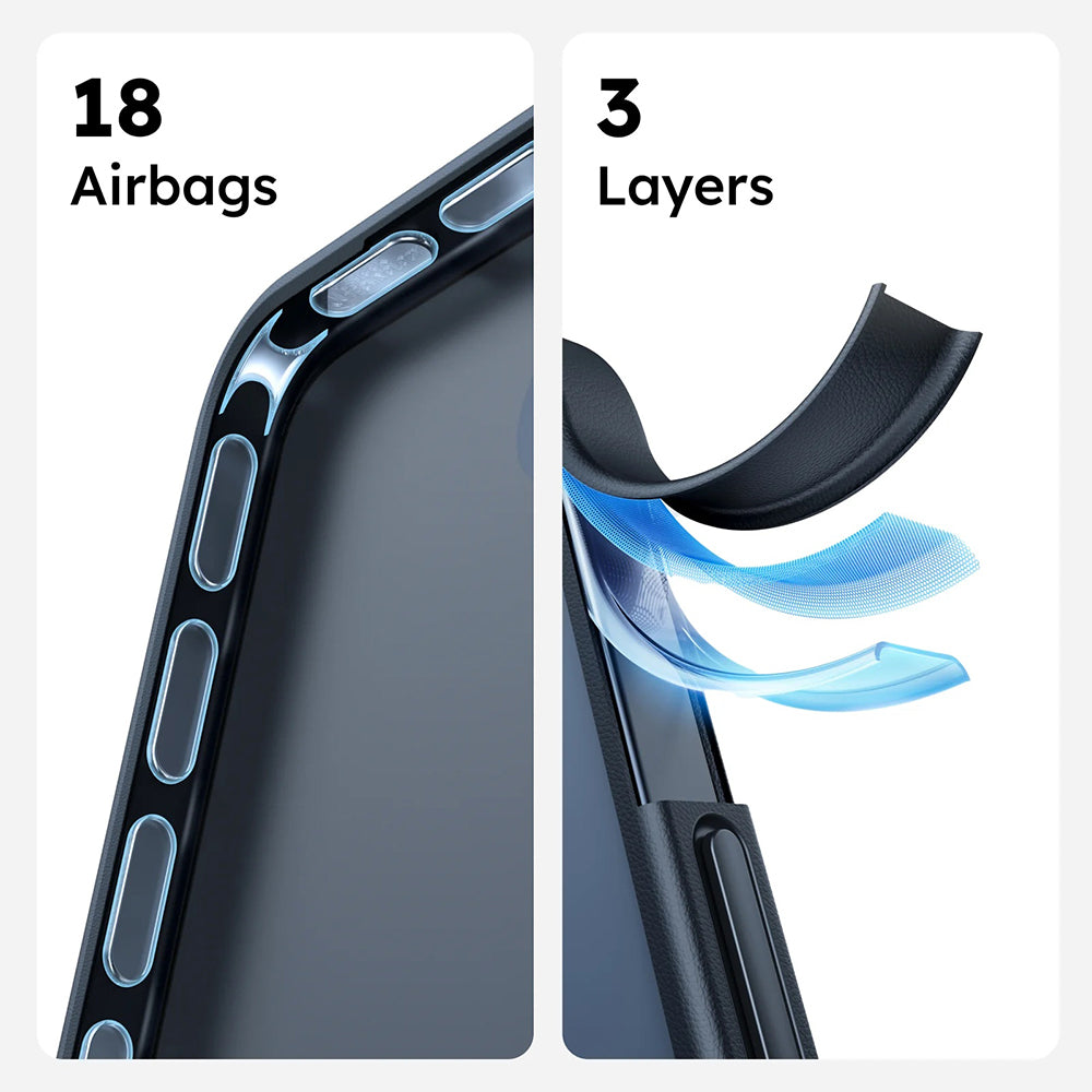 Futrola MagSafe za Apple iPhone 16 Pro Max, Torras, Guardian, Crna